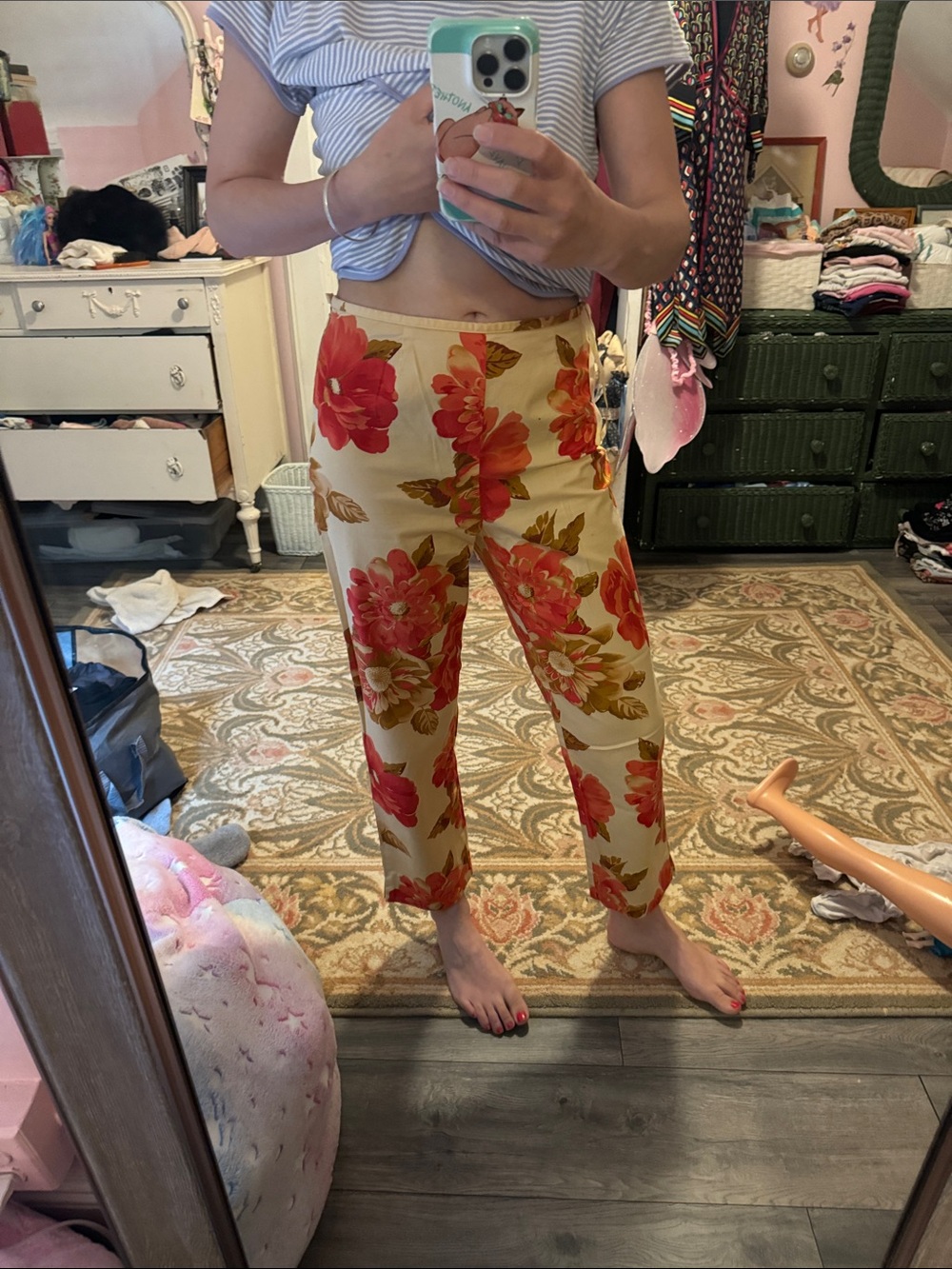 JONES NEW YORK Floral Capri size 6